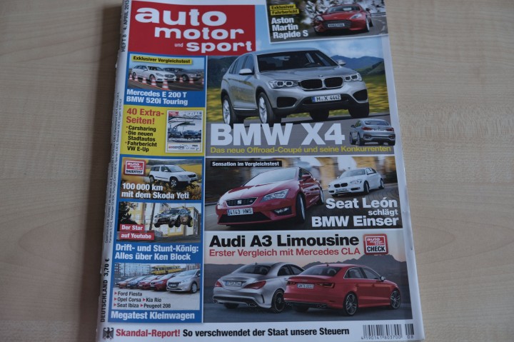 Deckblatt Auto Motor und Sport (08/2013)